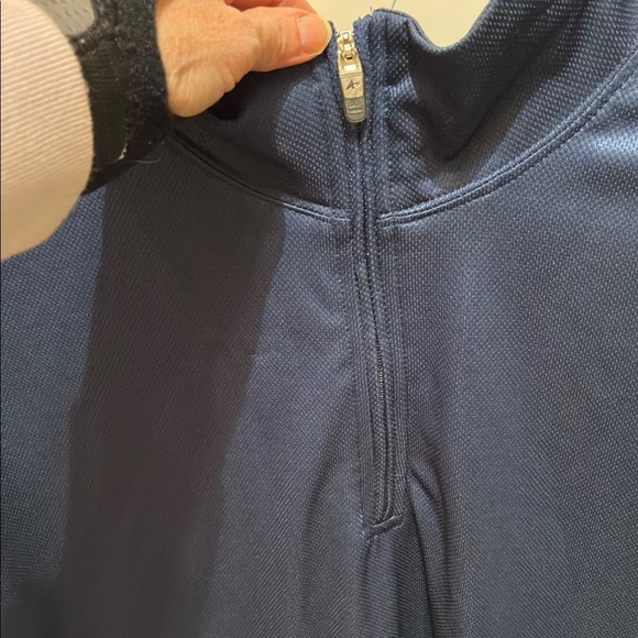 Athletec Navy Quarter-Zip Pullover - Picture 2 of 4